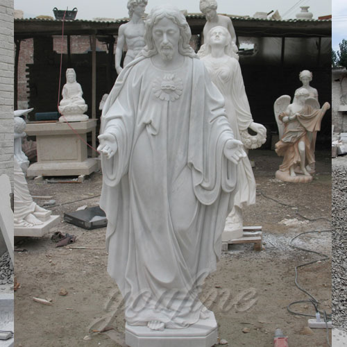 2017Direct Supply Natural Marble Jesus Statue from Manufacturer of Sculpture