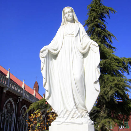 Brand New Virgin Mary Statue with Hands Open for Sale
