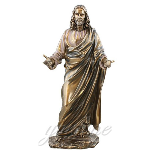 Factory Direct Sale Bronze Jesus Statue Christian Decoration