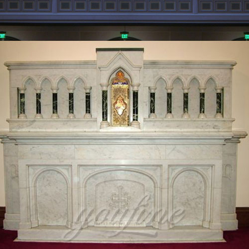 Large Church Decorative Custom Made Religious Marble Altar Table for Sale