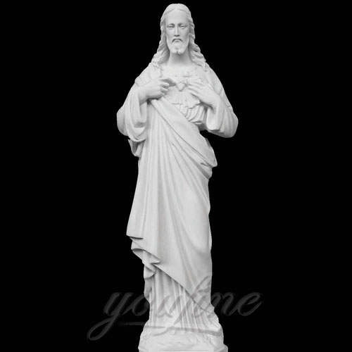 Hot Selling Religious Decorative Sacred Heart standing Jesus Statues for Church