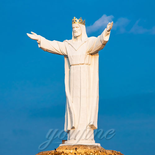 Large Outdoor Religious Jesus open hands Statue for Outdoor Decor