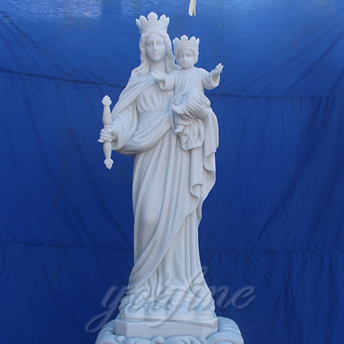 Outdoor Modern Decoration Virgin Mary Statue Mary with the Baby Jesus for sale