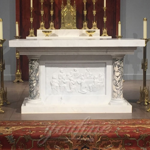 Wholesale Luxury White Marble Altar for Church decor