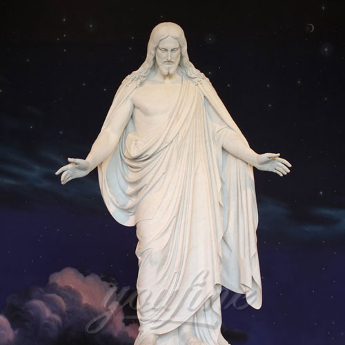 Wholesale Price Religious Hand Carved Church Jesus open hands Statue