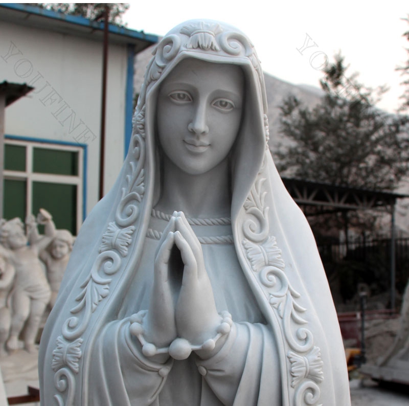 Blessed Mother of Mary Marble Statue for sale