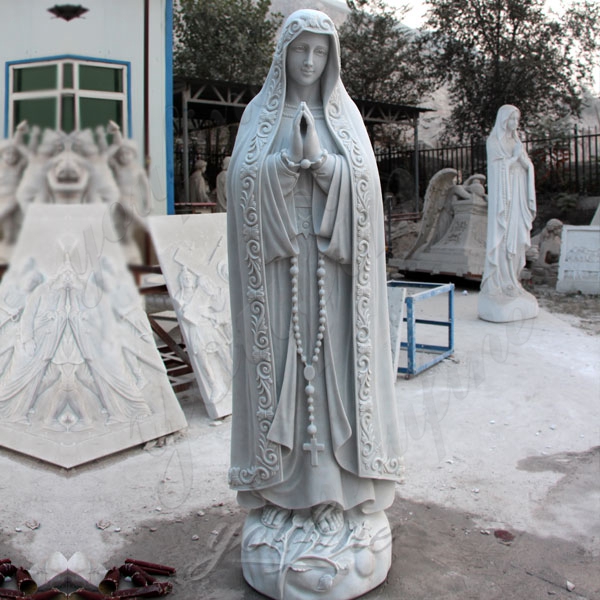 Blessed Mother of Mary Marble Statue