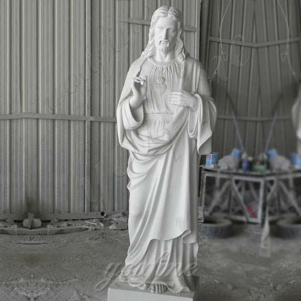 Classic Marble Life Size Jesus Statue Religious Sculpture for Sale CHS-298