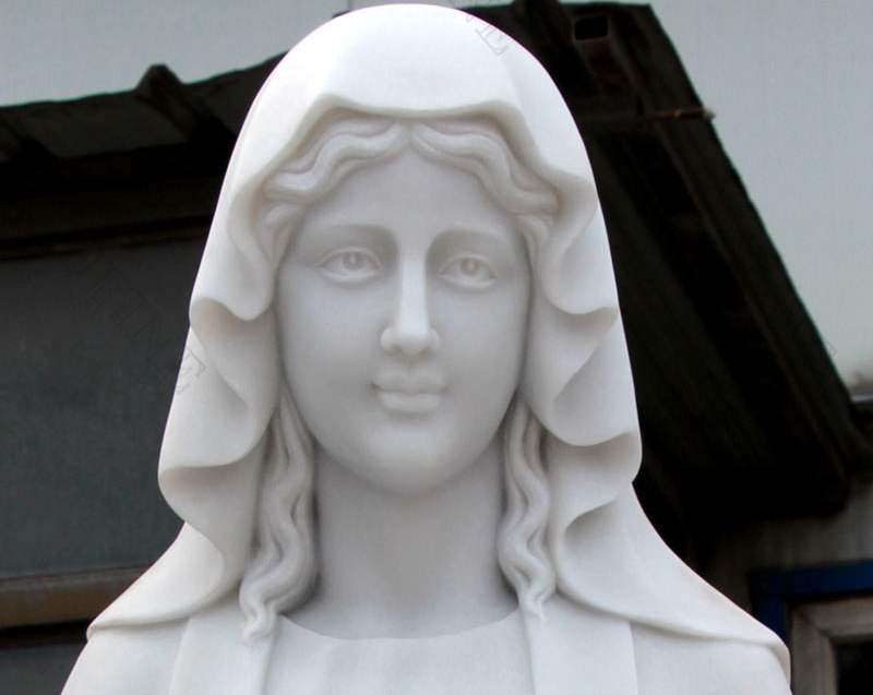 High Quality Marble Blessed Mother Statues for Outside Decoration