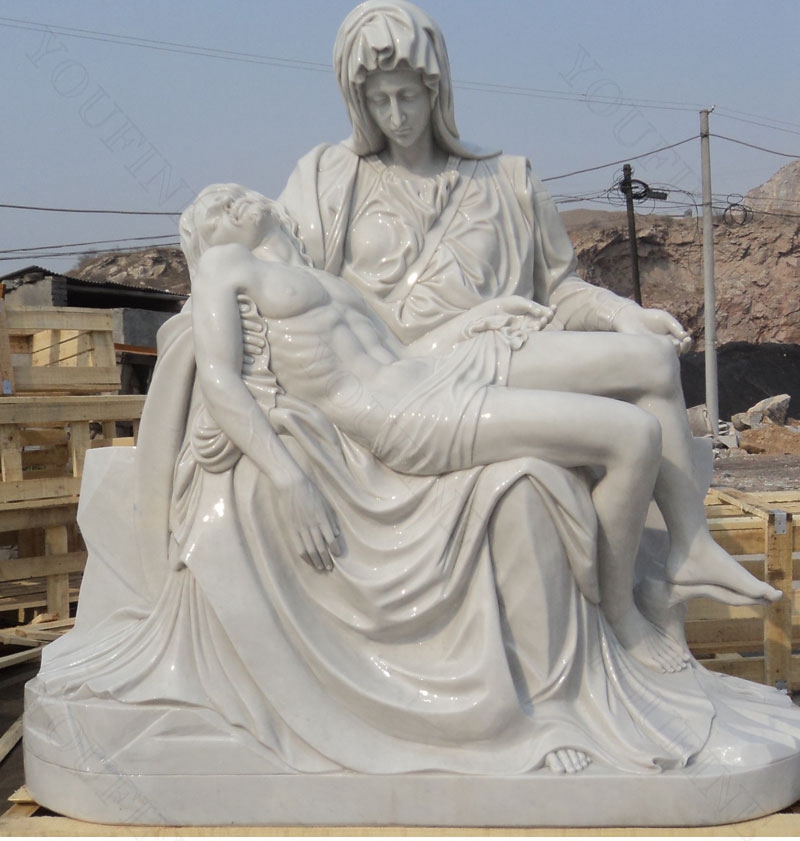 High Quality Michelangelo’s Pieta Maria Holding Jesus statue_副本