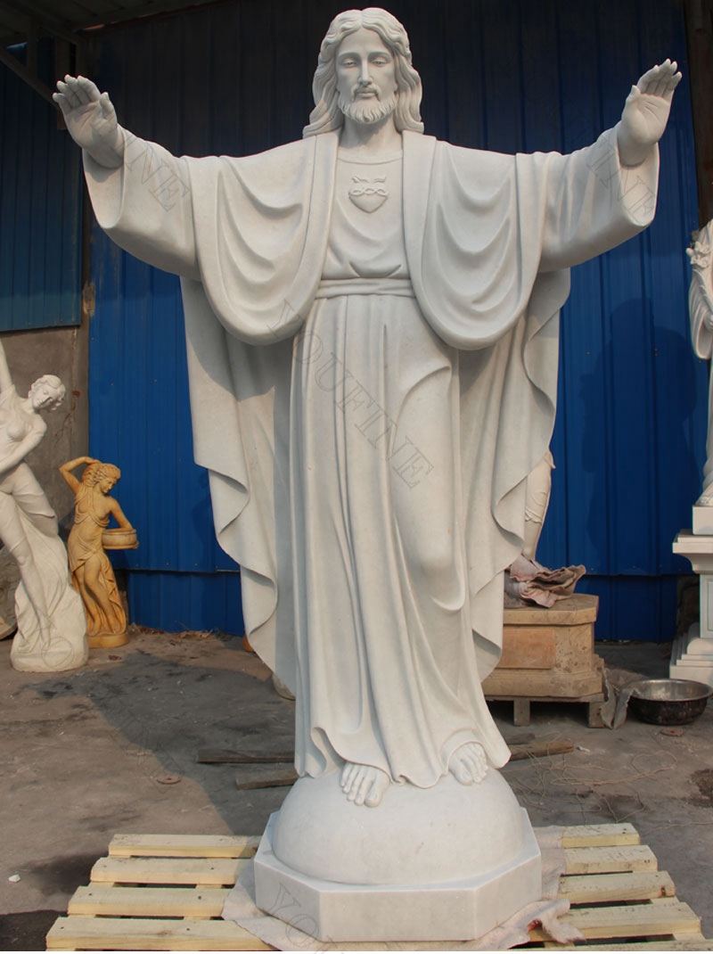 Jesus Christ White Marble Statue