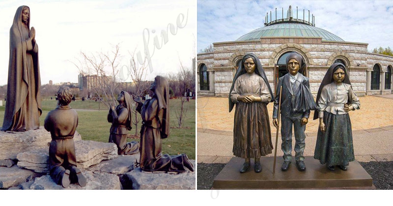 Our Lady of Fatima and Three Shepherd Children