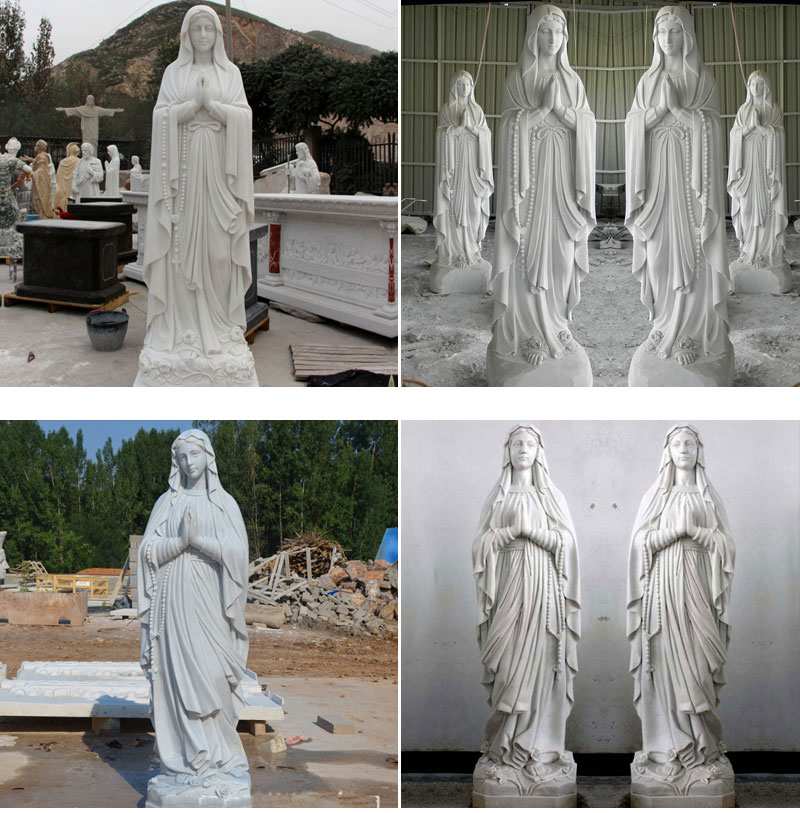 Our Lady of Fatima Outdoor Marble Statue for Sales