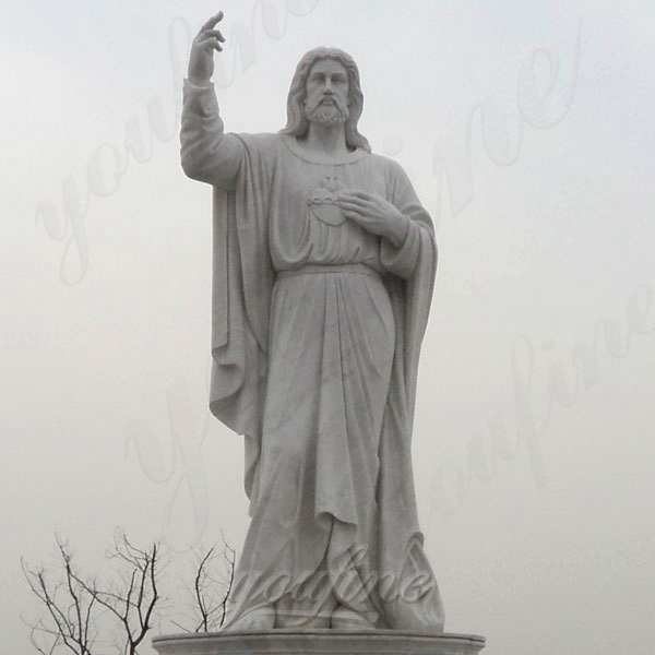 Classic Marble Life Size Jesus Statue Religious Garden Statue for Sale CHS-301