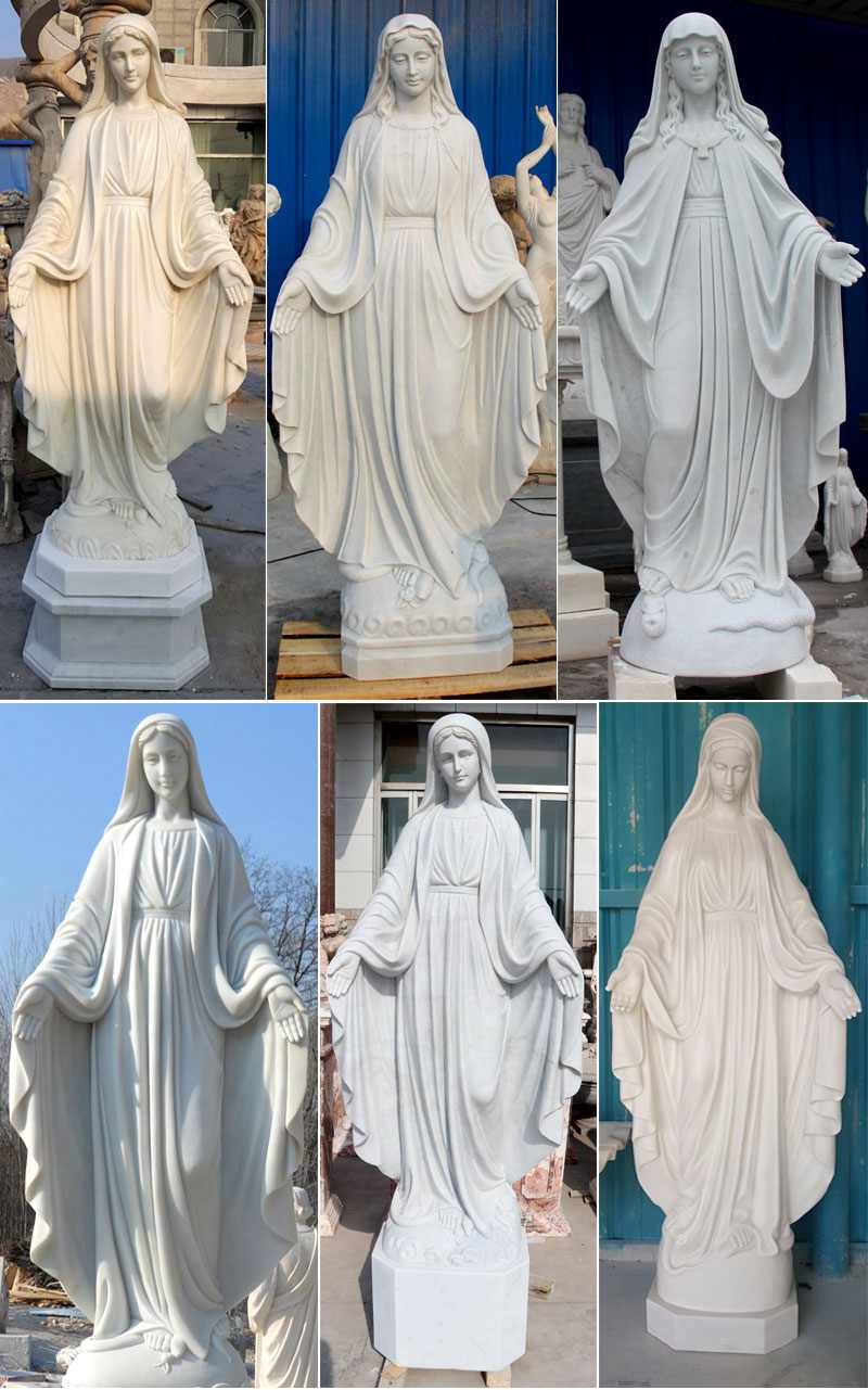 More designs of Virgin Mary Marble Statues