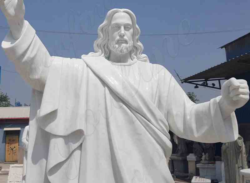 White Marble statues of Christ Jesus Making for Parish for Sale