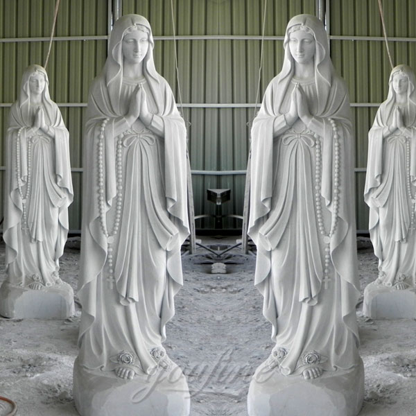 High Quality Catholic Our Lady of Lourdes Marble Statue for Sale CHS-281