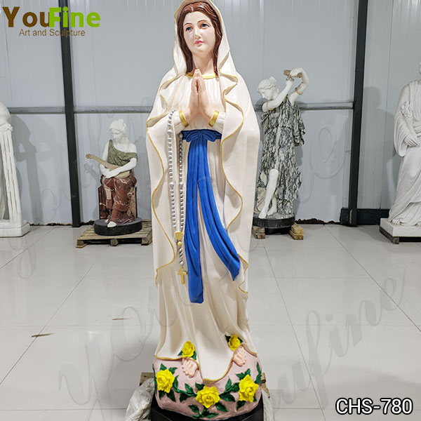 blessed mother Mary marble statue