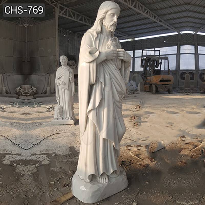 Marble Stone of Jesus Statue for Catholic Church Supplier
