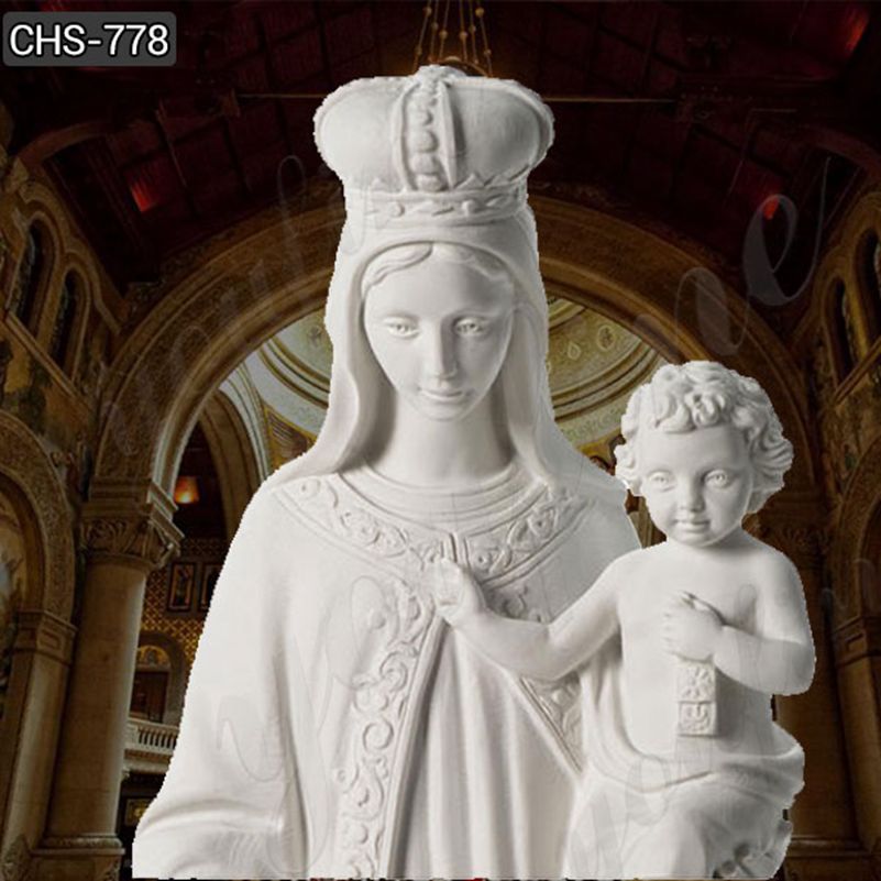 Marble Statue of Mount Saint Carmel with Child Suppliers