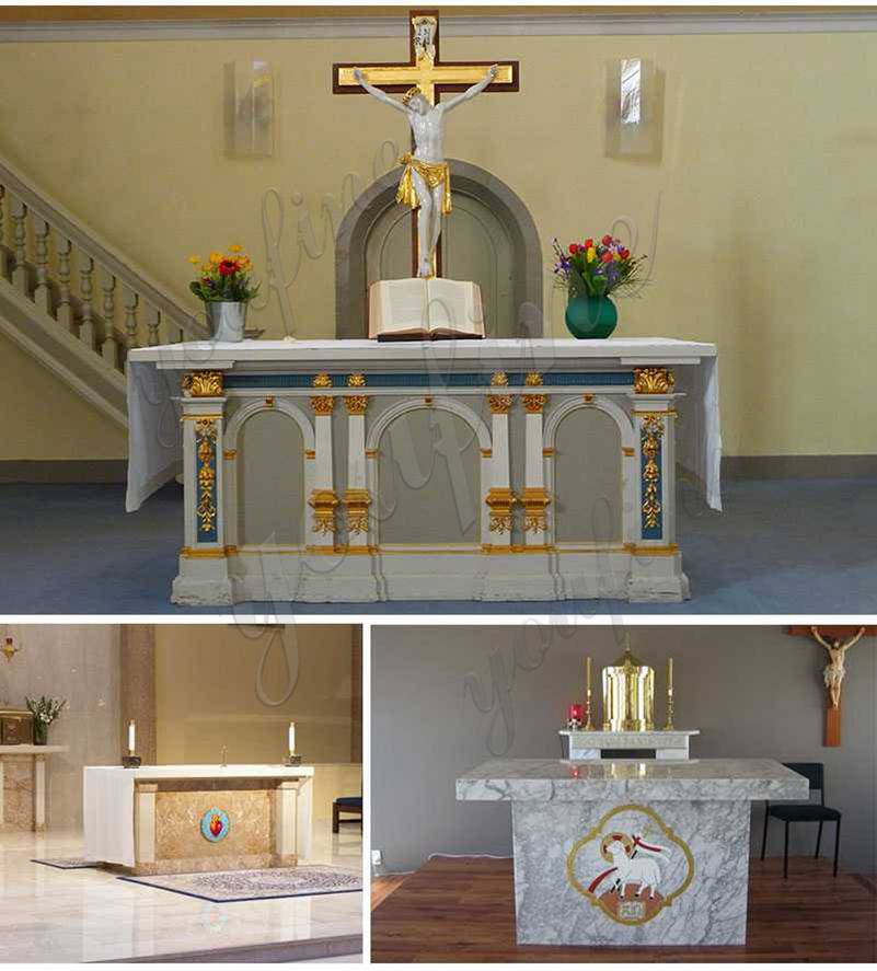 marble altar table church