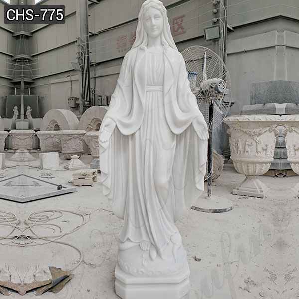 Catholic White Marble Blessed Virgin Mary Statues Suppliers