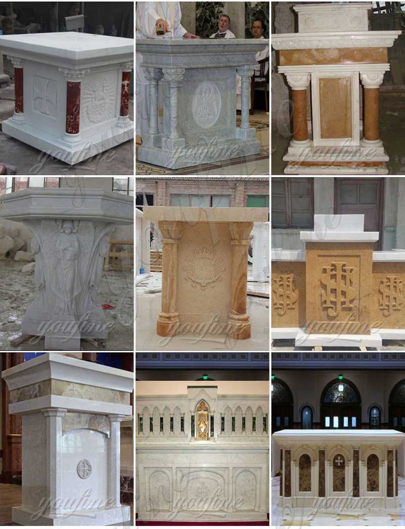 Modern Marble Church Altar Design