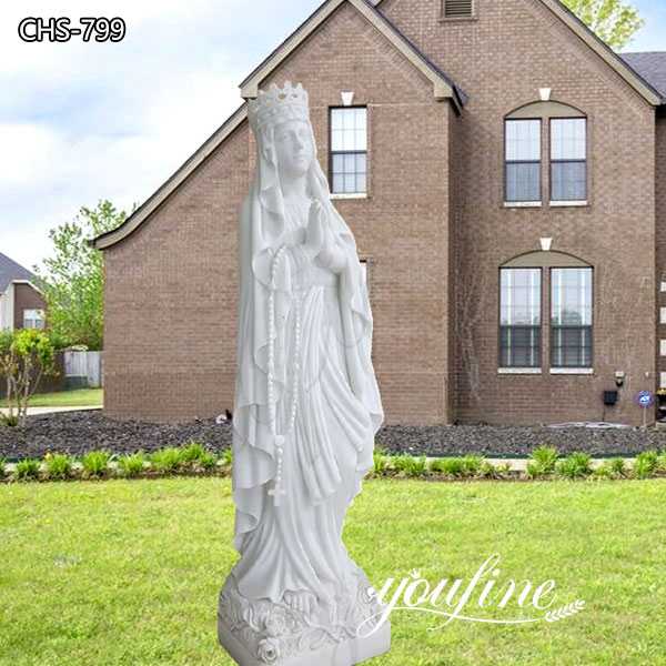 Life Size Marble Blessed Virgin Mary Statue for Garden Suppliers CHS-799