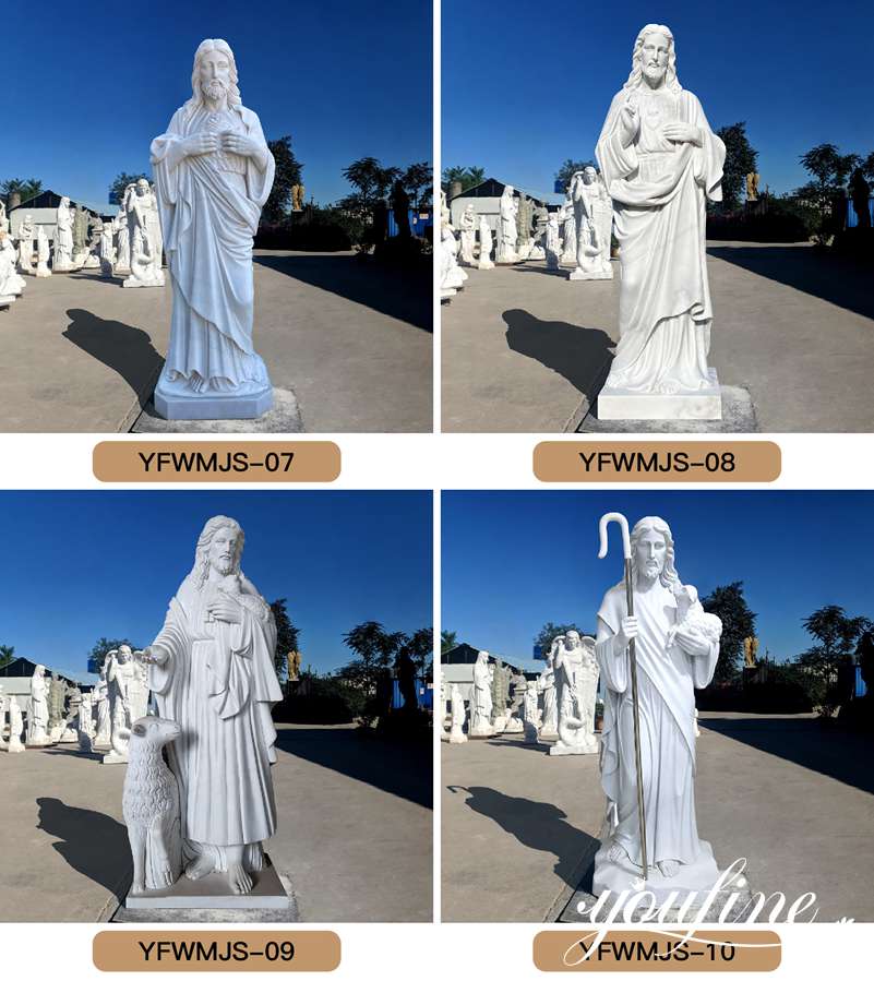 religious marble life size jesus statue