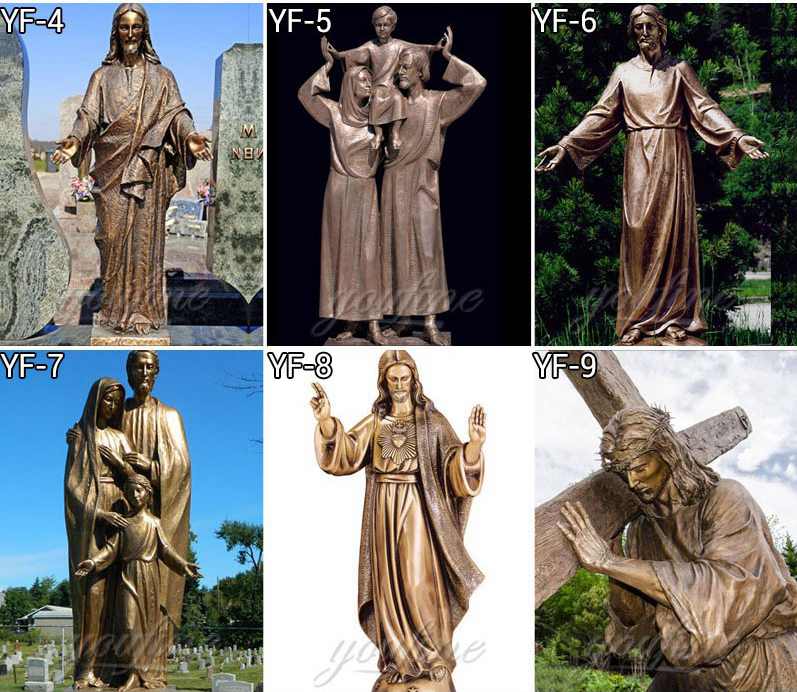 Bronze Mother Mary and Jesus Statue for Sale
