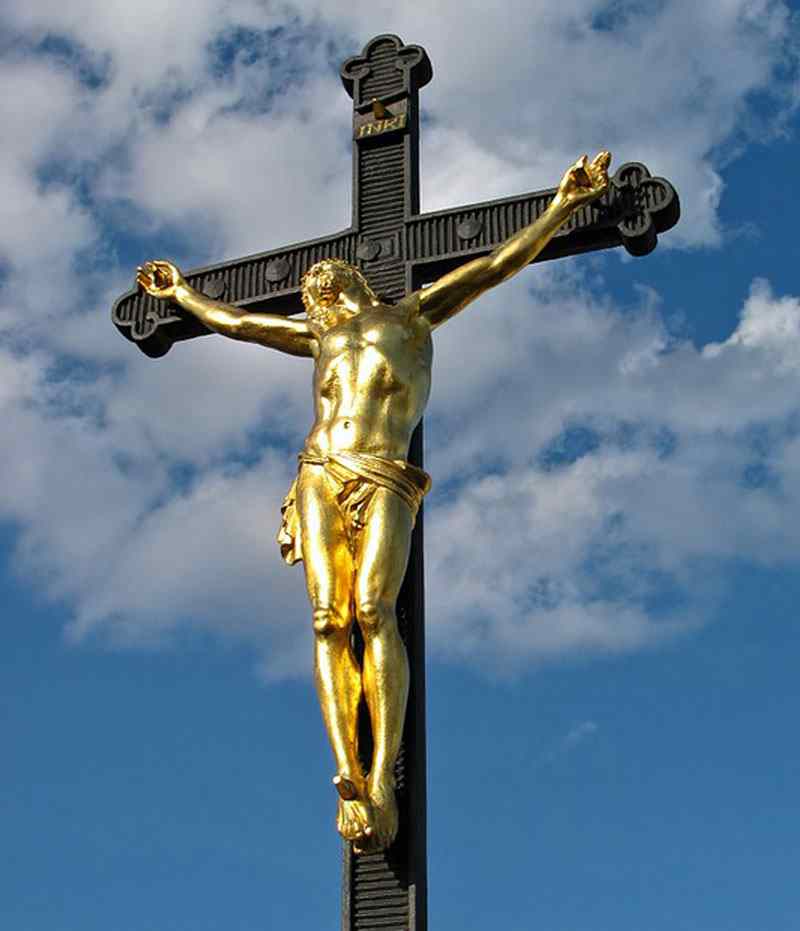Large Jesus Crucifixion Bronze Statue Catholic Statue for Sale