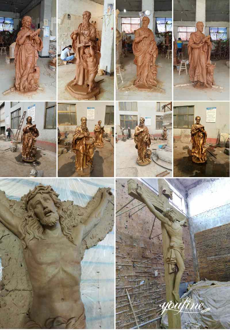 bronze jesus statue