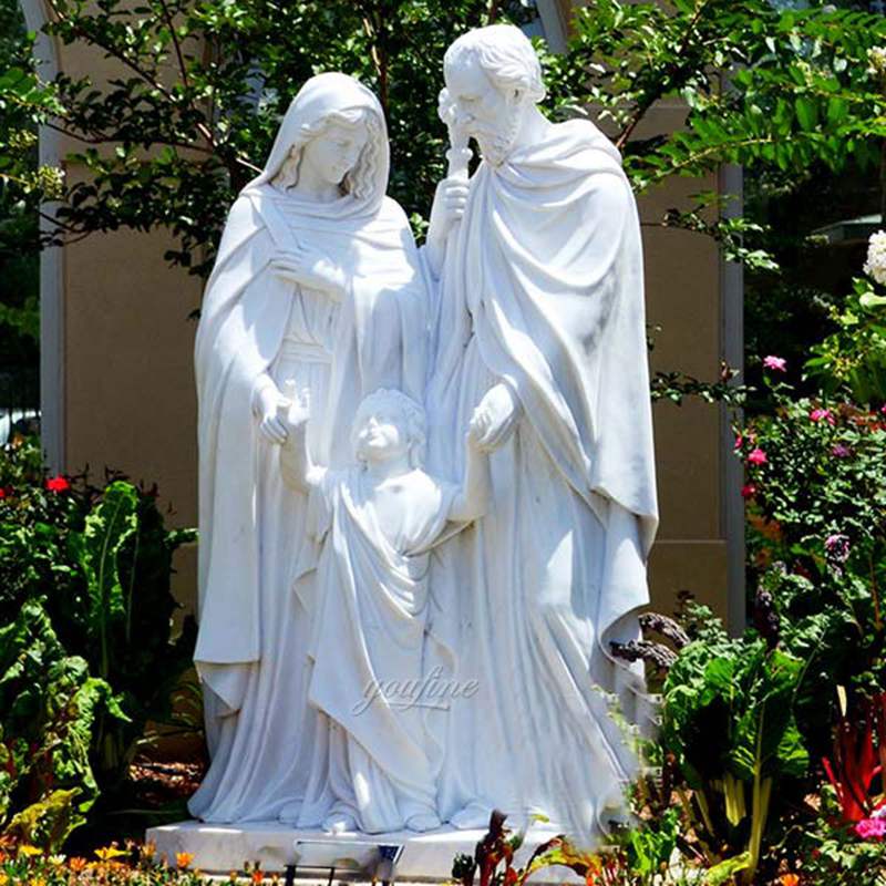 Large Outdoor Famous Holy Family Outside Statue Designs for Garden Decor for Sale