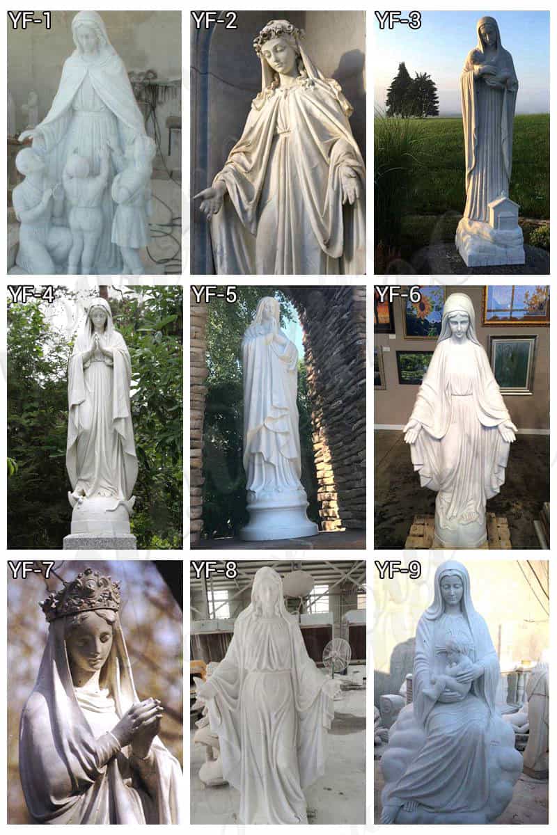 virgin Mary statue for garden