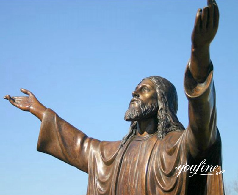 bronze jesus sculpture-YouFine Sculpture (1)