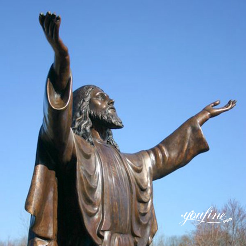 bronze jesus sculpture-YouFine Sculpture (2)