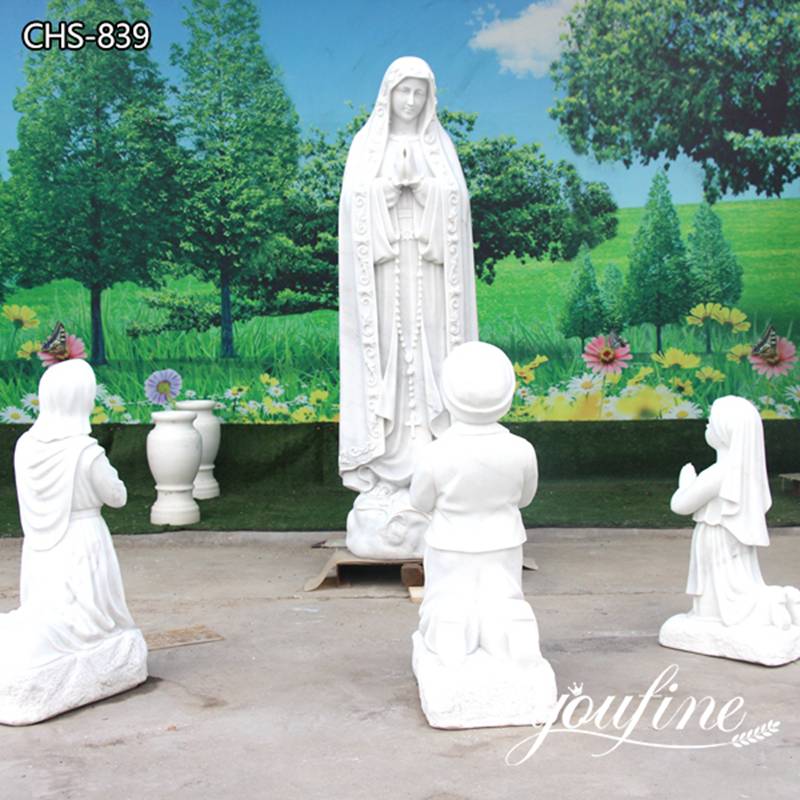 Our Lady of Fatima Outdoor Statue Marble Religious for Sale CHS-839