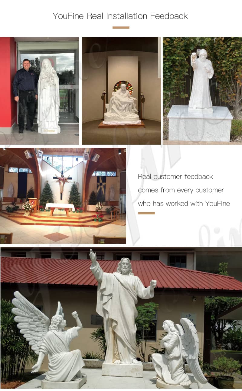 marble virgin mary statue- YouFine Sculpture