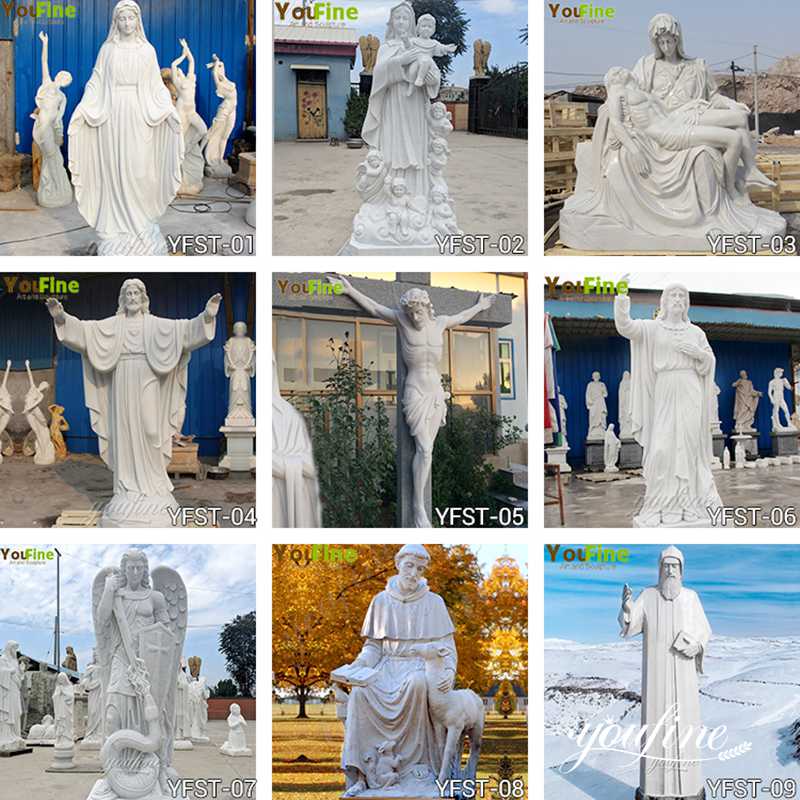 marble religious statuee-YouFine Sculpture (1)
