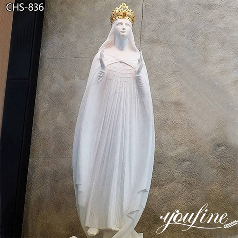 Natural Marble Our Lady of Knock Statue Factory Supply CHS-836 (3)