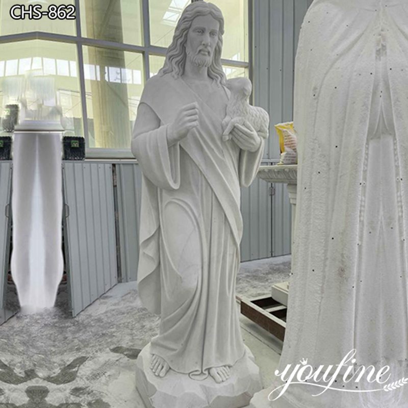 Life Size Marble Jesus Sculpture Church Decor for Sale CHS-862