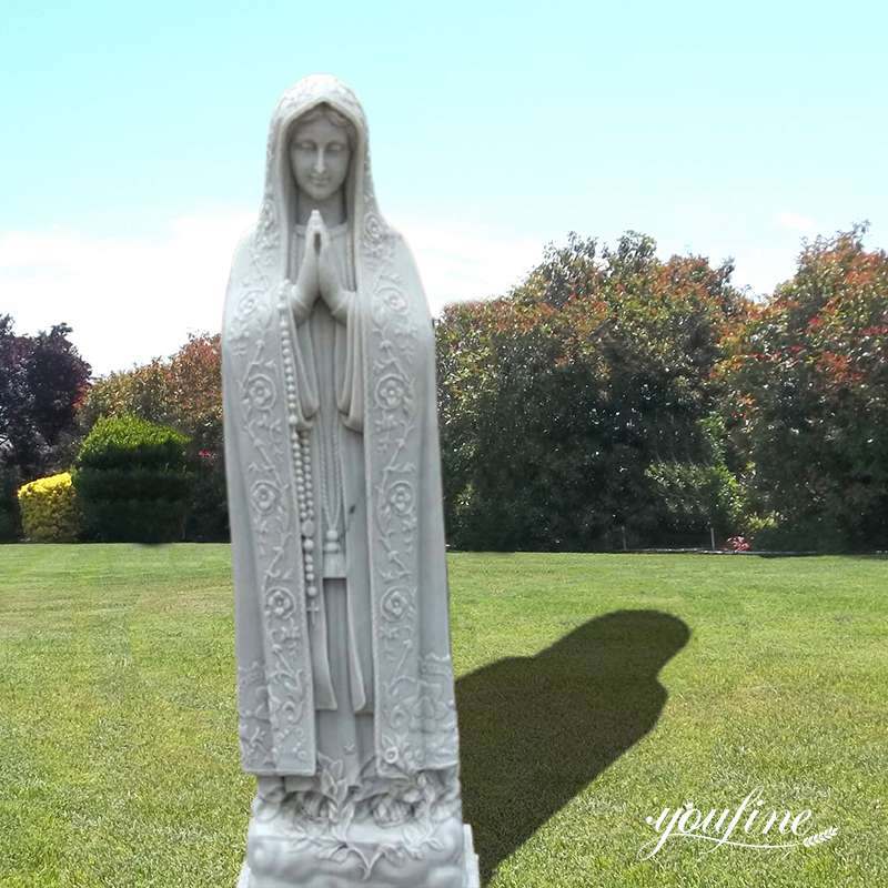 Our Lady of Fatima Outdoor Marble Statue for Sale with Competitive Price MOKK-270