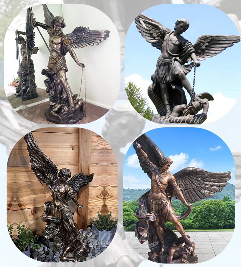 Durable Archangel Michael Bronze Statue for OutdoorDurable Archangel Michael Bronze Statue for Outdoor