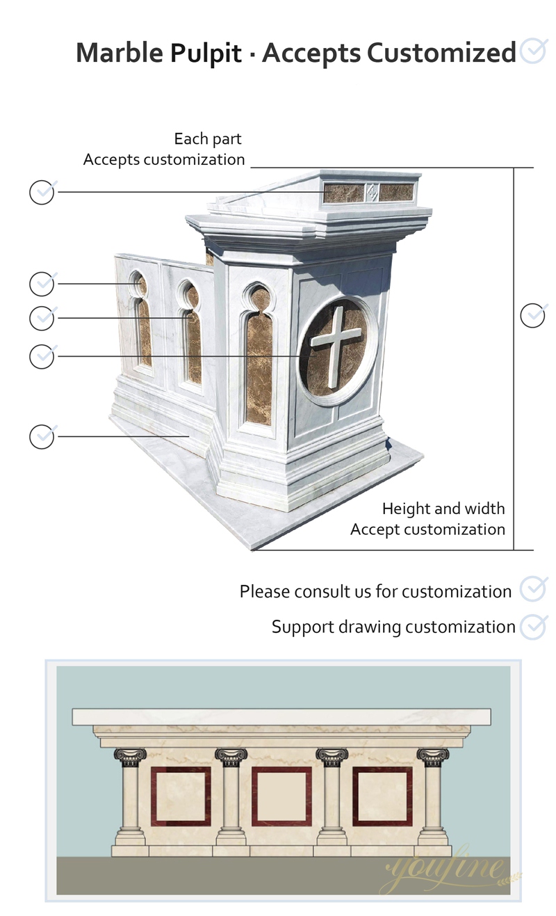 youfine marble altar for sale