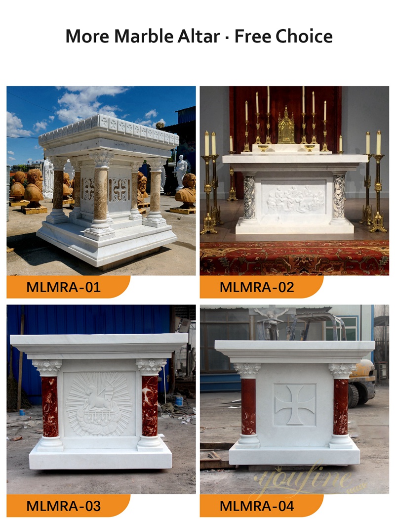 Catholic Natural Marble Altar Table for Church